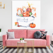 収穫キテンス キャンバスプリント (インサイチュ (リビング))