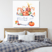 収穫キテンス キャンバスプリント (インサイチュ (寝室))