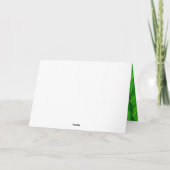 収穫グリーングラスのシード写真 サンキューカード (裏面)