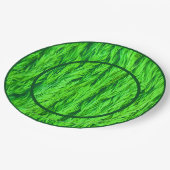 収穫グリーングラスのシード写真 ペーパープレート (アングル)