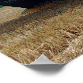 収穫コンバイン ポスター (角)