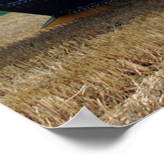 収穫コンバイン ポスター (角)