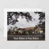 収穫シーズン中にドースが回転する ポストカード (正面/裏面)