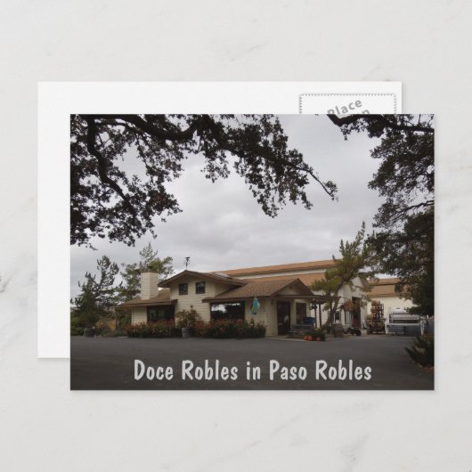 収穫シーズン中にドースが回転する ポストカード (正面/裏面)