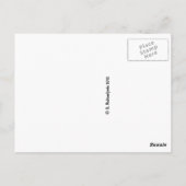 収穫シーズン中にドースが回転する ポストカード (裏面)