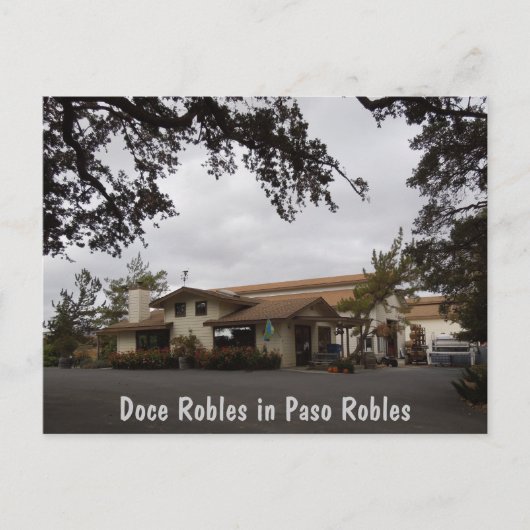 収穫シーズン中にドースが回転する ポストカード (正面)