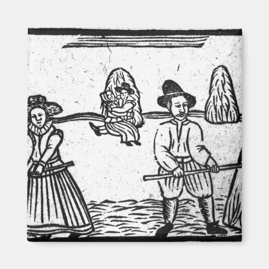 収穫シーン マグネット (正面)