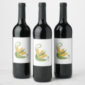 収穫トウモロコシ ワインラベル (ボトル)