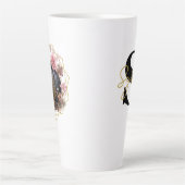 収穫フローラモノグラム カフェラテマグ (正面)