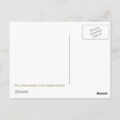 収穫人形パンプキンアップルナシコーンブドウ ポストカード (裏面)