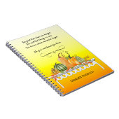 収穫台Thankfulの賛美スパイラルノート ノートブック (右側)