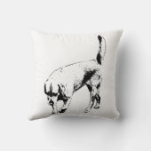 収穫夜散歩 クッション (裏面)