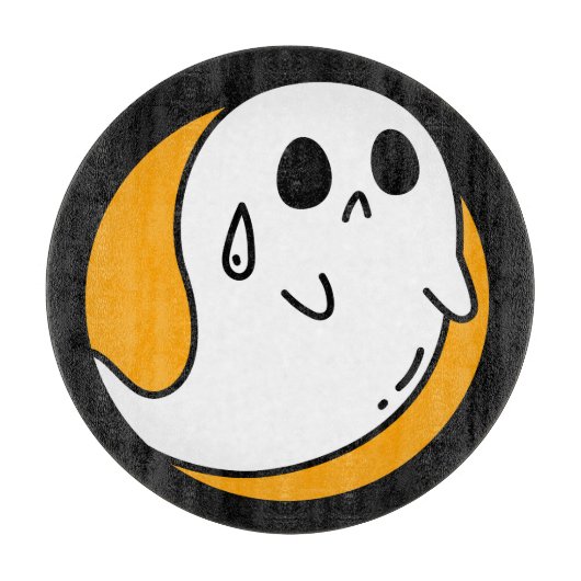 収穫幽霊のよく出る カッティングボード (正面)