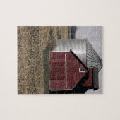 収穫後の農村地帯 ジグソーパズル (横)