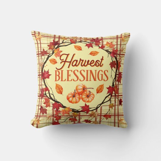 収穫恵み クッション (正面)