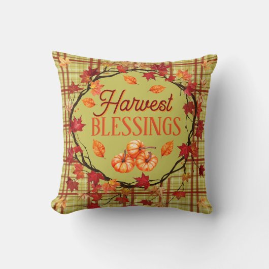 収穫恵み クッション (正面)