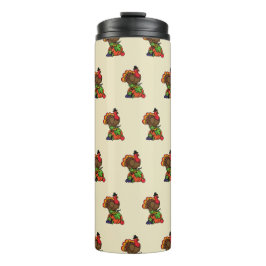 収穫感謝祭でかわいい七面鳥 タンブラー