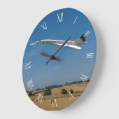 収穫時にコンコルドのローマ文字盤 ラージ壁時計 (傾斜)