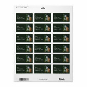 収穫時のマウスの匂いスノードロップウォーターカラーアート ラベル (フルシート)