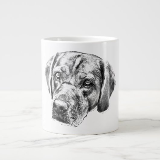 収穫時の暖かい目 ジャンボコーヒーマグカップ (正面)