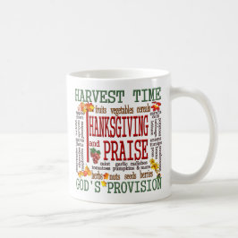 収穫時期の感謝祭 コーヒーマグカップ