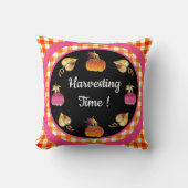 収穫時間お洒落 クッション (正面)