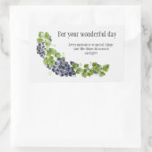 収穫時間ステッカー 長方形シール (バッグ)