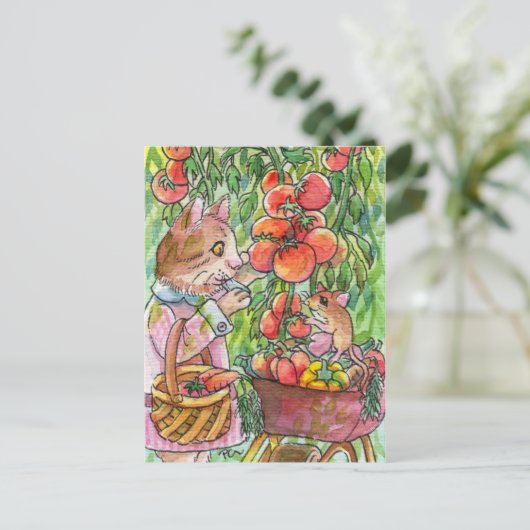 収穫時間 ポストカード (スタンド正面)