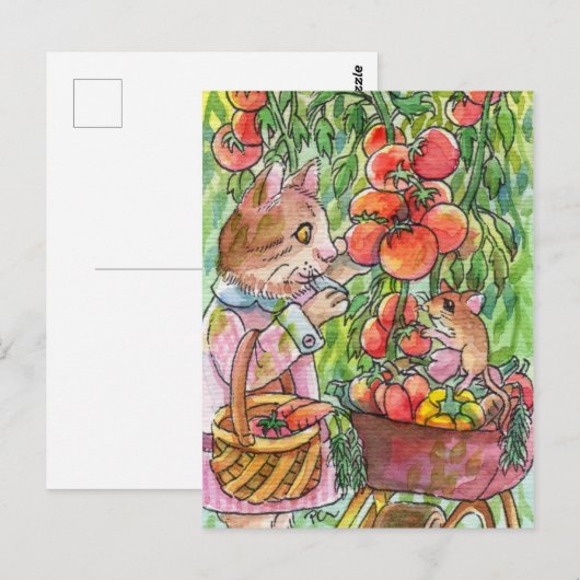 収穫時間 ポストカード (正面/裏面)