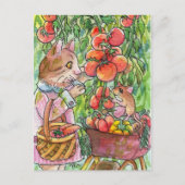 収穫時間 ポストカード (正面)