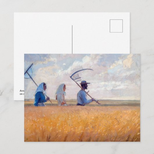 収穫時間 | Anna Ancher | ポストカード (正面/裏面)