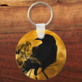 収穫月のキーチェーンに対してレイベン キーホルダー (正面)