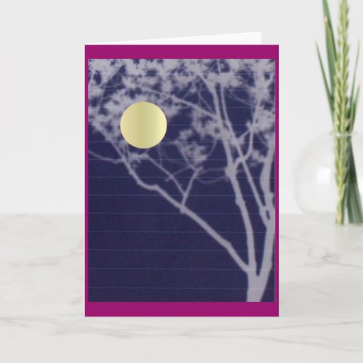 収穫月の木 カード (正面)