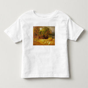 収穫月1833年(パネルに置かれる紙の油 トドラーTシャツ