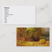 収穫月1833年(パネルに置かれる紙の油 名刺 (正面/裏面)