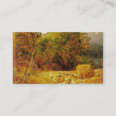 収穫月1833年(パネルに置かれる紙の油 名刺 (裏面)