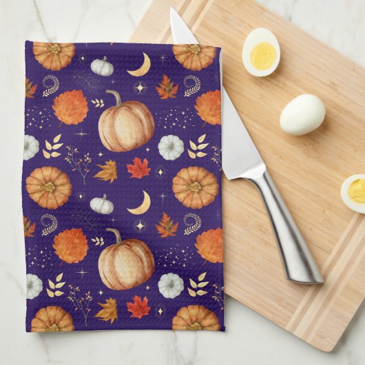 収穫月 キッチンタオル (四つ折り)