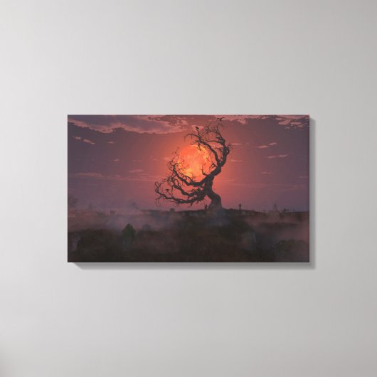 収穫月 キャンバスプリント (正面)