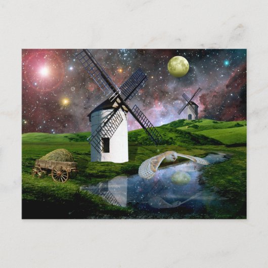 収穫月。 ポストカード (正面)