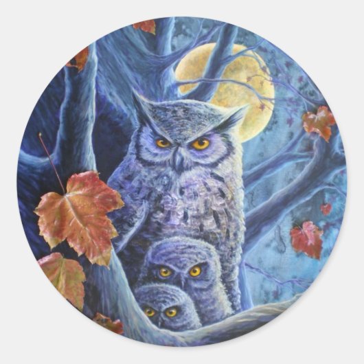 収穫月 ラウンドシール (正面)