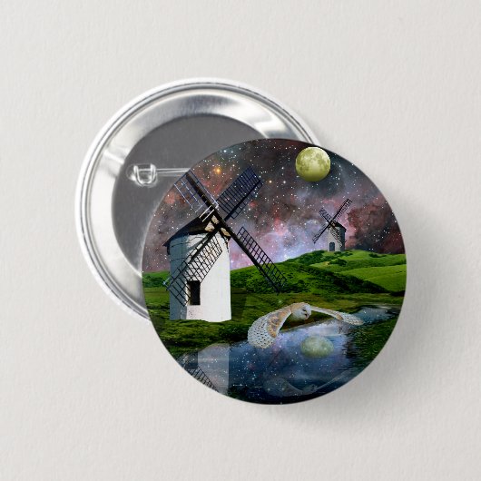 収穫月。 缶バッジ (正面&裏面)