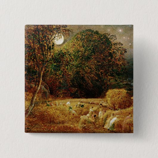 収穫月 缶バッジ (正面)