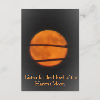 収穫月-草原のマイル-招待 招待状