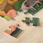 収穫期のパズル ジグソーパズル (側面)