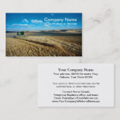 収穫機の名刺 名刺 (正面/裏面)