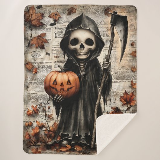 収穫死神：ランタンキーパーの腕時計 シェルパブランケット (正面)