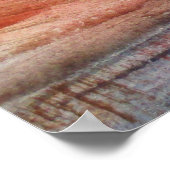 収穫水彩風景 ポスター (角)