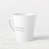 収穫炉 カフェラテマグ (左アングル)