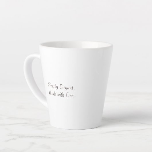 収穫炉 カフェラテマグ (左アングル)