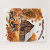 収穫物:カボチャのトラックパズル ジグソーパズル (横)